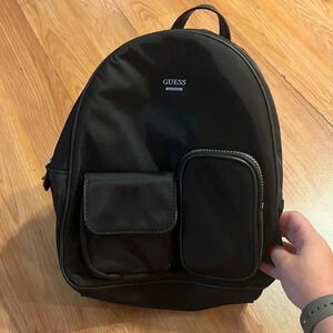 Guess Nylon Medium Black Backpack